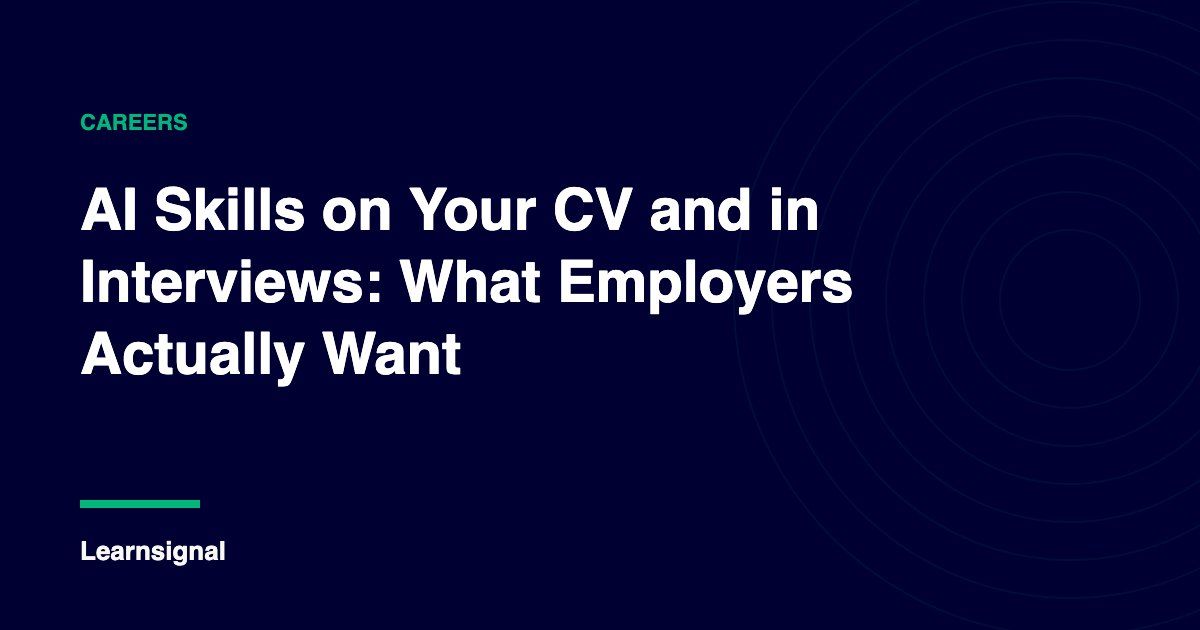 AI Skills on Your CV and in Interviews (2026)