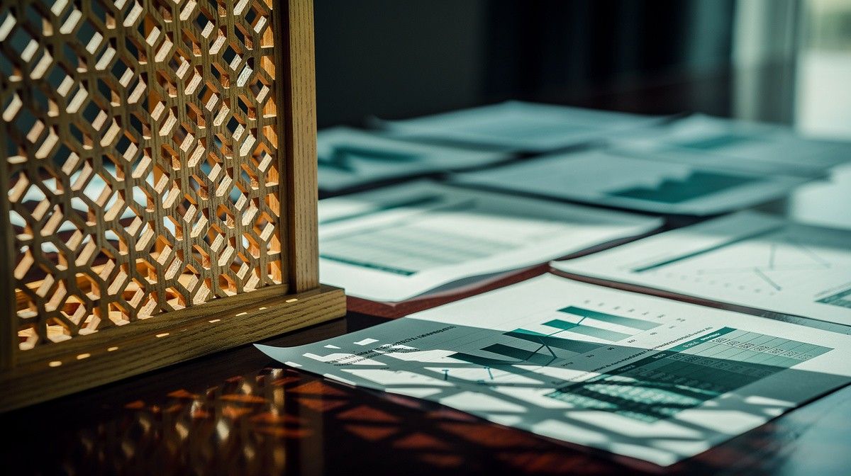 Editorial photograph illustrating Major Prohibitions in Islamic Finance for Learnsignal blog